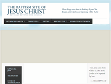Tablet Screenshot of baptismsite.com